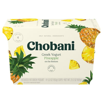 Chobani Pineapple 2% Fruit On The Bottom - 4-5.3 OZ - Image 3