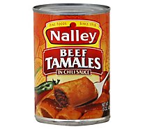 Nalley Beef Tamales In Chili Sauce - 15 Oz