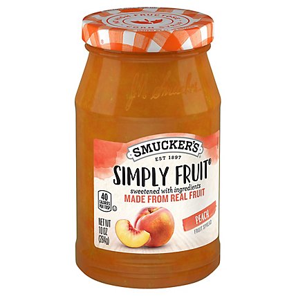 Smuckers Simply Fruit Peach - 10 OZ - Image 2