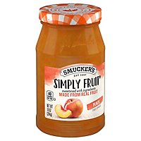 Smuckers Simply Fruit Peach - 10 OZ - Image 1