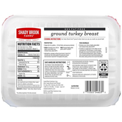 Shady Brook Farms 99% Fat Free Ground Turkey Breast Tray - 1.3 Lbs - Image 2