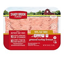 Shady Brook Farms 99% Fat Free Ground Turkey Breast Tray - 1.3 Lbs