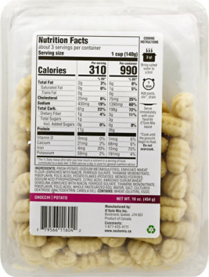O Sole Mio Potato Gnocchi - 16 Oz. - Image 6