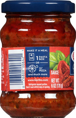Barilla Sun Dried Tomato Pesto - 6 OZ - Image 3