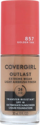 Covergirl Outlast Extreme Wear Lmu Spf Us 857 Golden Tan - EA - Image 2