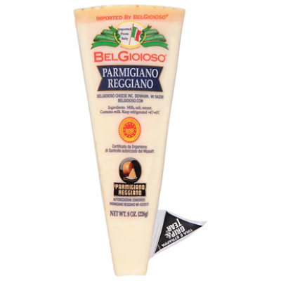 BelGioioso Imported Parmigiano Reggiano Cheese Wedge - 8 Oz - Image 2