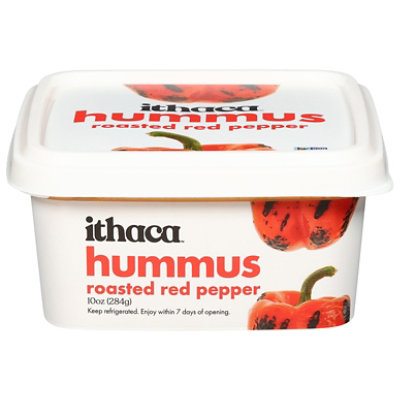 Ithaca Roasted Red Pepper Hummus - 10 OZ - Image 3