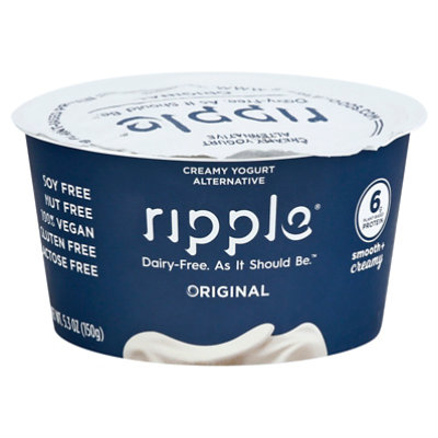 Ripple Creamy Yogurt Alternative Orig - 5.3 OZ - jewelosco