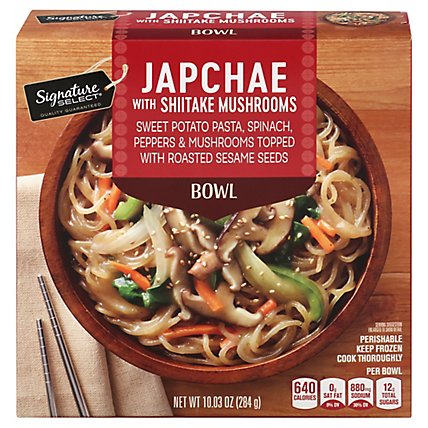Signature Select Noodle Bowl Japchae Shitake Mushroom - 10.03 OZ - Image 3