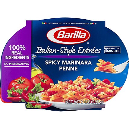Barilla Mezze Penne With Spicy Marinara - 9 OZ - Image 2