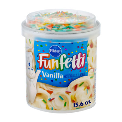 Pillsbury Funfetti Vanilla Frost - 15.6 Oz