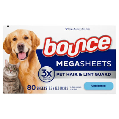 Bounce Pet & Lint Sheet Unscented - 80 CT - Image 8