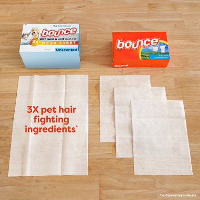 Bounce Pet & Lint Sheet Unscented - 80 CT - Image 7