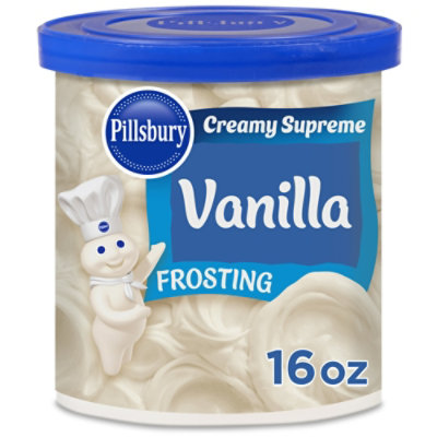 Pillsbury Creamy Supreme Vanilla Frosting Tub - 12 Oz - Image 1