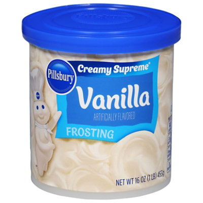 Pillsbury Creamy Supreme Vanilla Frosting Tub - 12 Oz