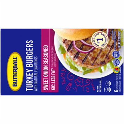 Butterball Onion Turkey Burger - 32 OZ - Image 4