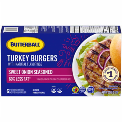 Butterball Onion Turkey Burger - 32 OZ - Image 1
