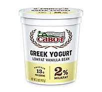 Cabot 2% Greek Style Vanilla Bean Yogurt - 32 OZ