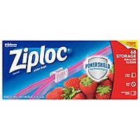 Ziploc Brand Slider Storage Bags Gallon With Power Shield Technology - 68 Count - Image 2