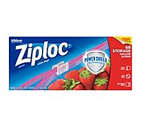 Ziploc Brand Slider Storage Bags Gallon With Power Shield Technology - 68 Count