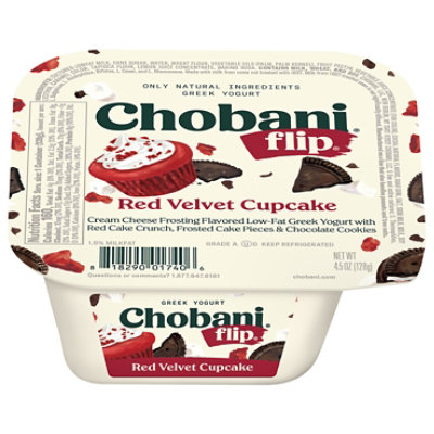 Chobani Flip Low-Fat Greek Yogurt Red Velvet Cupcake - 4.5 Oz - Image 3