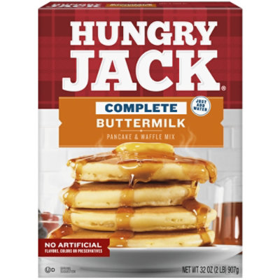 Hungry Jack Complete Buttermilk Pancake And Waffle Mix Box - 32 Oz - Image 1