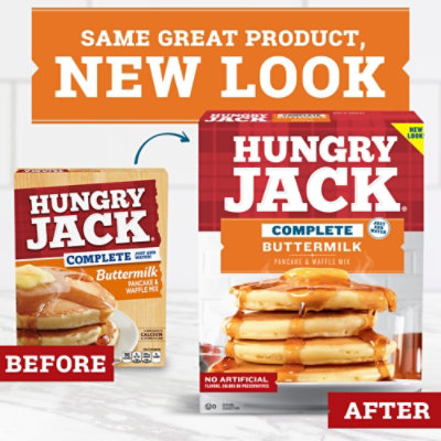 Hungry Jack Complete Buttermilk Pancake And Waffle Mix Box - 32 Oz - Image 4