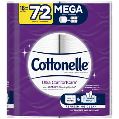 Cottonelle Ultra ComfortCare Soft Toilet Paper Mega Roll - 18 Roll - Image 4