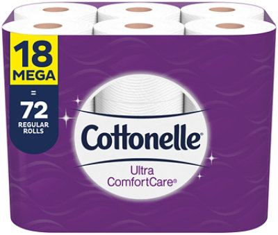 Cottonelle Ultra ComfortCare Soft Toilet Paper Mega Roll - 18 Roll - Image 2