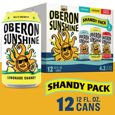 Bell's Oberon Variety pack Beer ABV Varies Cans - 12-12 Fl. Oz. - Image 1