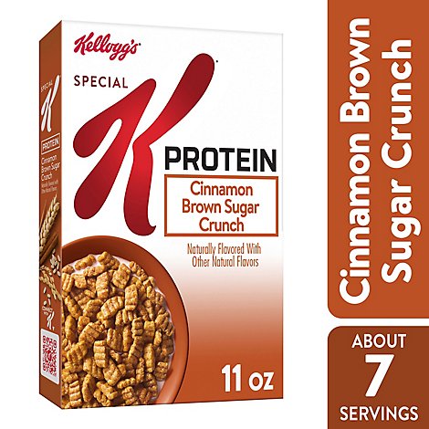Special K Protein Breakfast Cereal Cinnamon Brown Sugar Crunch - 11 Oz