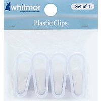Whitmor Clips Plastic - 4 Count - Image 2