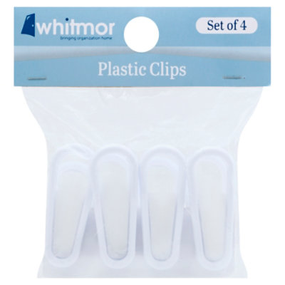 Whitmor Hanger Clips, 4-Pack