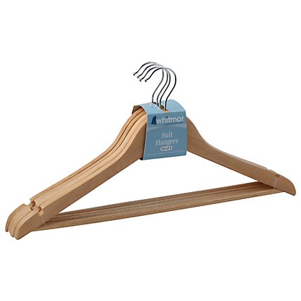 Whitmor Suit Hangers - 4 Count - Image 2