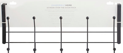 Vanderbilt Home Hook Over The Door Black 10 Hook - Each - Image 2