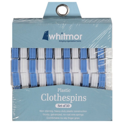 Whitmor Clothespins Plastic - 50 Count - Image 3