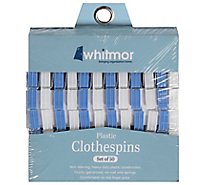 Whitmor Clothespins Plastic - 50 Count