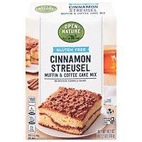 Open Nature Muffin/cake Mix Cinnamon Streusel Gluten Free - 18.2 OZ - Image 3