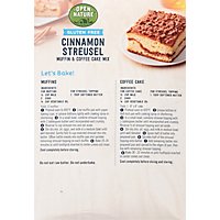 Open Nature Muffin/cake Mix Cinnamon Streusel Gluten Free - 18.2 OZ - Image 6