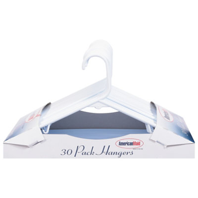 American Maid Hangers Plastic - 30 Count