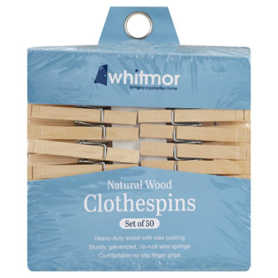 Whitmor 3.38 in. Wood Clothes Pins - Ace Hardware