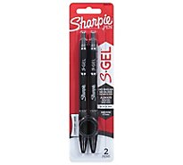 Sharpie S-Gel Pen 0.7 mm Black  - 2 CT