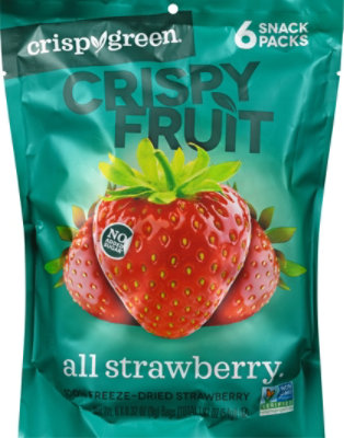 Crispy Green Strawberry Freeze Dried - 1.9 OZ - Image 2
