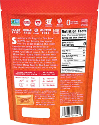 In The Raw Sweetener Monk Fruititol - 16 OZ - Image 6