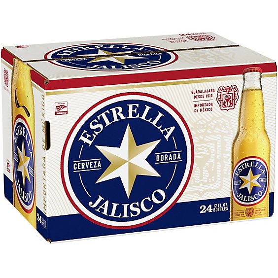 Estrella Jalisco Beer Bottles - 24-12 Fl. Oz.