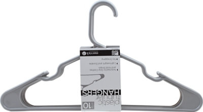 Merrick Hanger Plastic Tubular Gray - 10 Count - Image 3