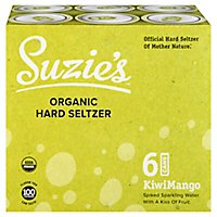 Suzies Organic Hard Seltzer Kiwimango Pack In Cans - 6-12 FZ - Image 3