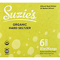 Suzies Organic Hard Seltzer Kiwimango Pack In Cans - 6-12 FZ - Image 2
