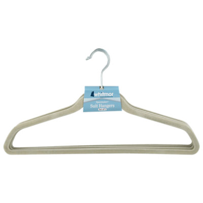 Merrick White Plastic Tubular Hangers, 7 ct.