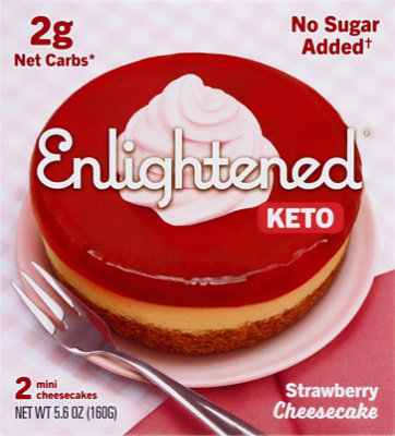 Enlightened Cheesecake Lc Strwbry 2pk - 5.6 OZ - Image 2